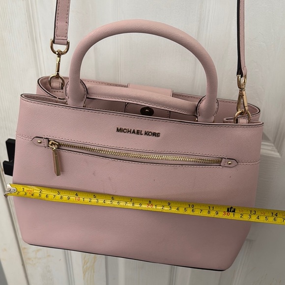 Michael Kors Pink Satchel with Structured Design - Picture 11 of 13